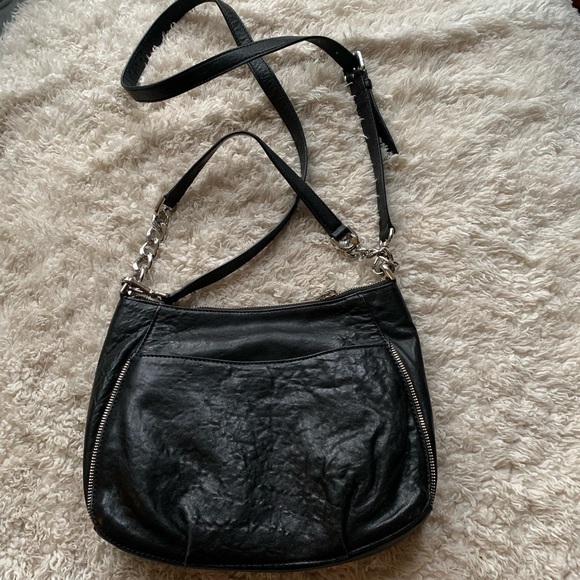 Michael Kors black leather crossbody like new - Picture 2 of 5